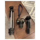 Canon EOS Rebel G film camera w/ tripods