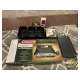 Coleman stove and accessories