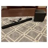 Polk Audio sound bar and sub woofer