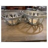 Decorative metal bowls