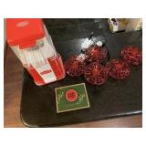 Coca-cola popcorn machine, lights, lucky strike