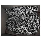 Bean bag zebra couch