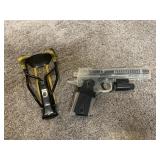 Air soft gun and sling shot