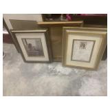 Lot of large picture frames