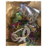 Mardi Gras beads and miscellaneous