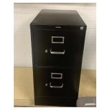HON 2 drawer metal filing cabinet