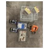 Saw, carbon monoxide detector, and misc.