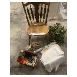 Chair, decor, vases, and Misc.