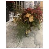 Large Christmas floral arrangement