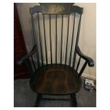 Wooden rocking chair