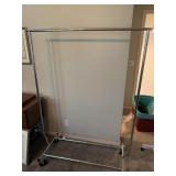 Metal garment rack
