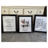 Chanel wall hangings