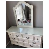 Dresser with mirror