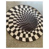 Round area rug