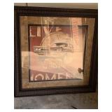 Framed car art
