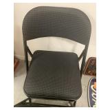 6 folding chairs