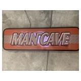 Light up man cave sign