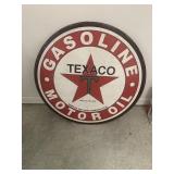 Metal Texaco sign