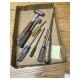 Wood handle the screwdriver and miscellaneous