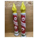 38 inch Noel Blow mold candles