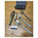 Craftsman adjustable wrenches and miscellaneous