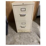 Two drawer Hon filing cabinet