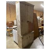 Wainscoting Primitive kitchen cabinet