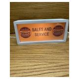 Kaiser sales and service lighted sign