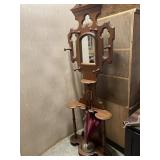 Walnut umbrella stand