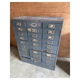 Metal storage cabinet