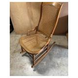 Wicker Victorian sewing rocker