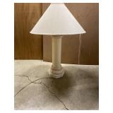 Heavy end table lamp