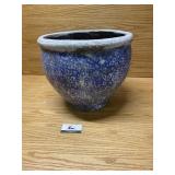 Terra-cotta glazed planter