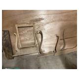 Mirror towel bar furniture pieces