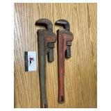 Rigid 18 inch pipe wrenches