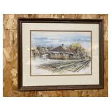 Iowa city train depot