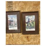 Two pictures of the University of Iowa