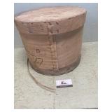 Wood cheese box13 tall 16 across