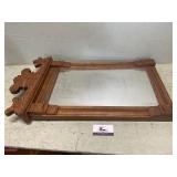 OAk carved mirror