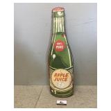Apple juice metal sign