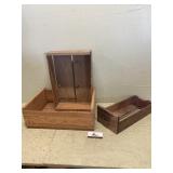 Wooden boxes