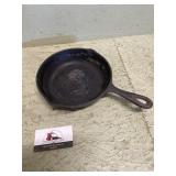 Number five 8 1/2 inch cast-iron skillet