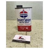 Standard oil insect spray with DDT empty