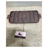Cast-iron corn bread pan