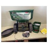 Scotts lawn spreader collapsible handle never h