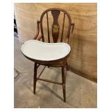 Porcelain tray high chair