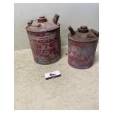 Vintage gas cans