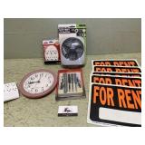 For rent signs