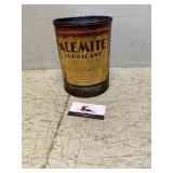 Alemite lubricant Tin can