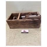 Dovetail wooden box and pipes